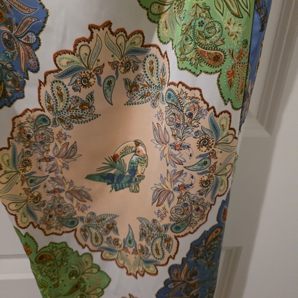 Rachel Zoe Multicolor Paisley Pants Satin - Picture 9 of 13